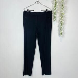 CARLISLE classic black pants tapered leg work from home office corporate 3148